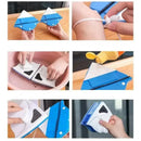 Magnetic Window Cleaner Brush Double-Sided Glass Cleaning Tool Strong Magnet Safety Rope Red Blue ABS PP 3-8mm Glass Thickness High-Rise Home Windows Car Mirrors