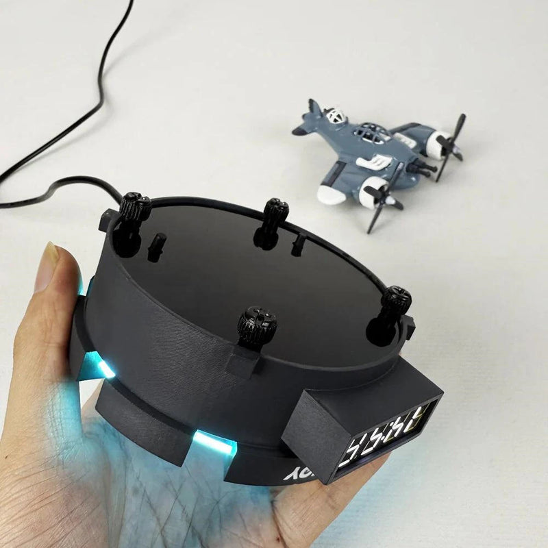 NIKOLATOY Creative Maglev Steampunk Fighter Ornaments Decorations Collection Science Discovery Toys