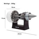 NikolaToy A380 Aircraft Turbofan Engine Model TR900 Creative Desktop Ornaments 23cm / 9in Physics Experiment Science Education Toys
