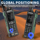 2Pcs Baofeng BF-UV32 GPS Walkie Talkie 10W Long Range Multi Band Bluetooth App 1000 Channels USB-C EU Charge Portable 2-Way Radio