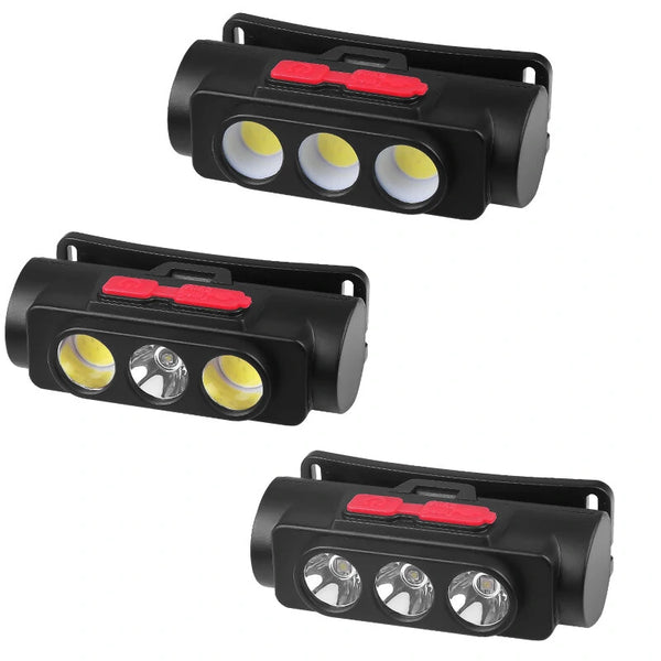 2119A-C Ultra Bright Portable XPE+COB Headlight TYPE-C Charging Lightweight Waterproof for Outdoor Activities Emergencies Head lamp