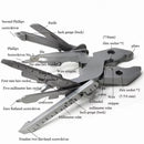 IPRee 25 In1 Multi-Functional Plier Portable Folding Pocket Outdoor Hiking Camping Tool Stainless Steel Tool For Home Machine Repairing
