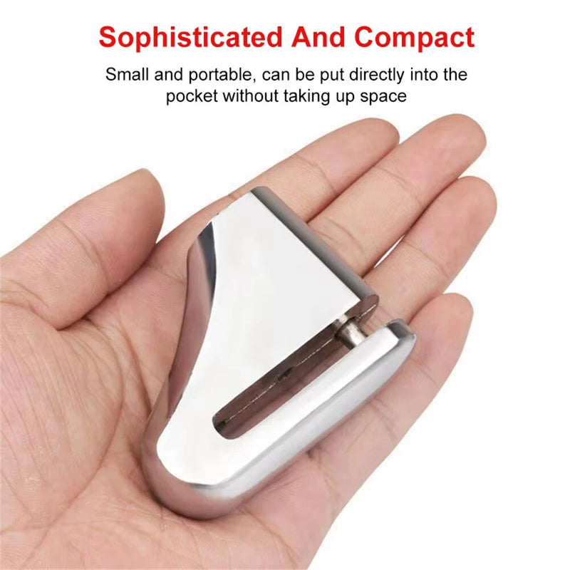XANES Universal Portable Motorcycle Disc Brake Lock with Keys Alloy Steel Waterproof Anti-Theft Lock for Motorcycles Electric Vehicle