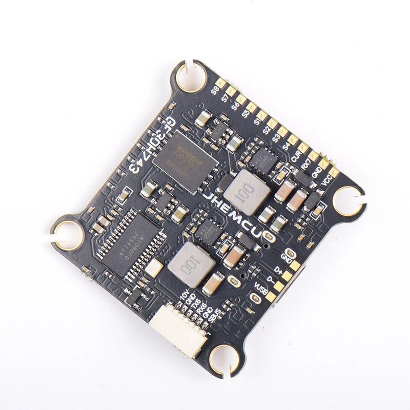 30.5x30.5mm JHEMCU GF30H743 H743 480MHZ Flight Controller DUAL Barometer OSD BlackBox 5V 10V BEC 3-6S Support DJI O3 for RC Drone