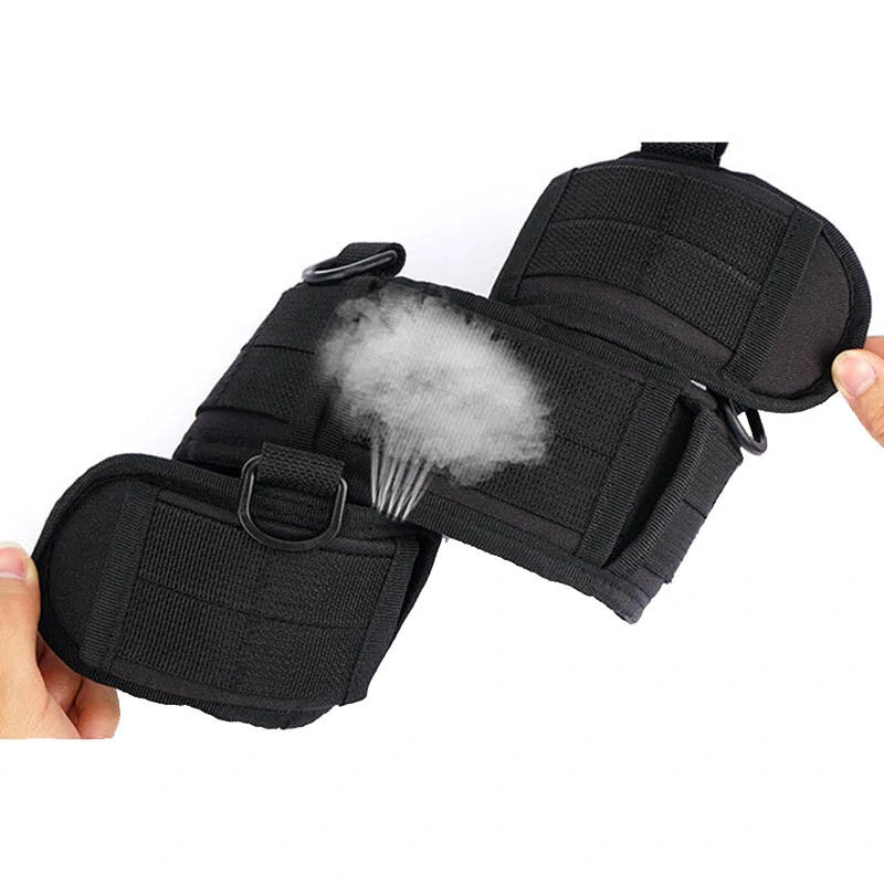 TUSHI Outdoor Tactical Belt Multifunctional Waist Seal Training Equipment Weight-Bearing Waist Seal Belt for Hiking Camping Climbing