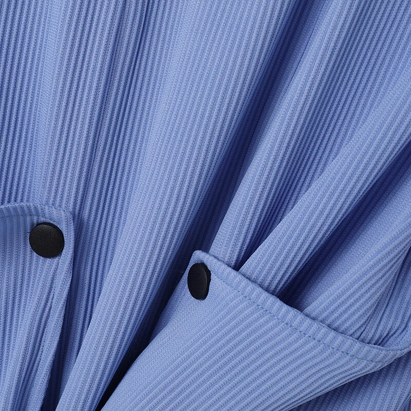 INCERUN Men's Clothing 2 Piece Set Knit Ribbed Round Neck Vest & Trousers Casual Solid Color Set for Daily Wear