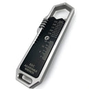 IPRee EDC Adjustable Wrench 3/16 To 3/4 Inch 5 To 19mm Adjustable Wrench with Detachable Pocket Clip for Outdoor Maintenance
