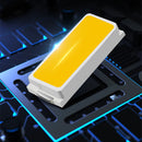 LED+COB/SMD Portable Strong Camping Light USB Charging Solar LED Handheld Flashlight Multifunctional Power Display With Side Light for Mountaineering Hiking Work Torch