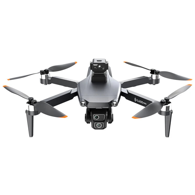 LYZRC L600-1 PRO GPS 5G WiFi FPV with 4.5inch LCD Screen Controller 4K HD Dual Camera Servo Gimbal 360 Obstacle Avoidance Brushless Foldable RC Drone Quadcopter RTF