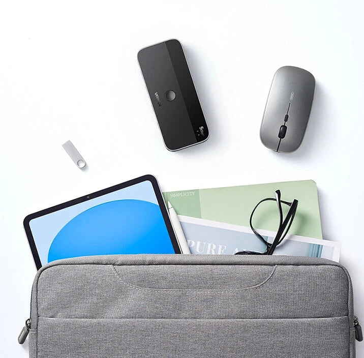 UGREEN CM662 USB KVM Switch USB 3.0 Switcher KVM Switch for PC Keyboard Mouse Printer 2 PCs Sharing 4 Devices USB Switch