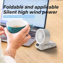 Foldable Handheld Fan 150 High Speed Adjustable Noise Free USB Rechargeable 5000mAh Lightweight Design Cooling