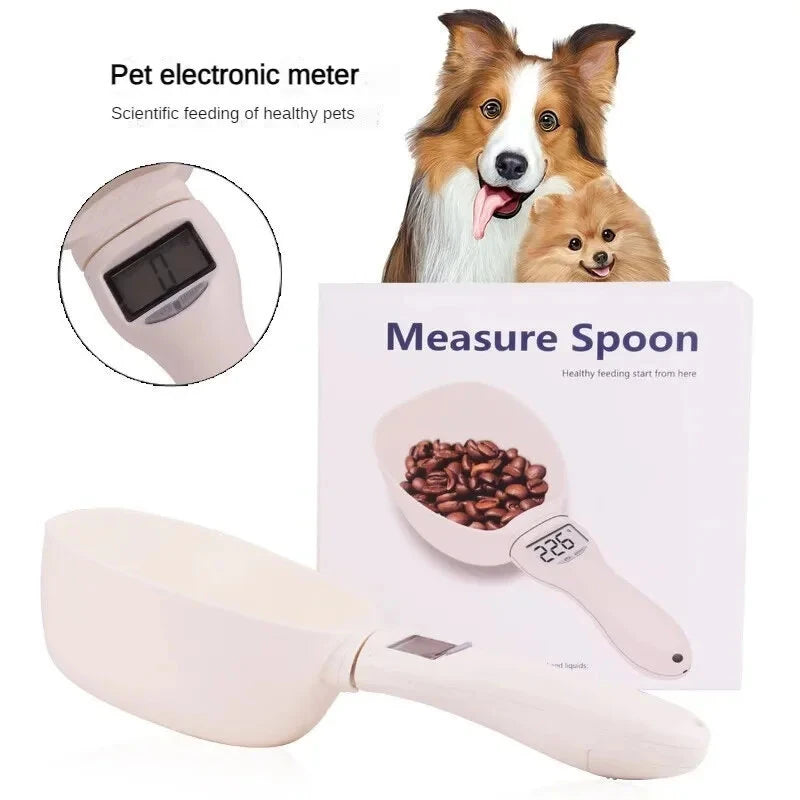 Electronic Measuring Spoon For Food Digital Scale Dog and Cat Food Kitchen Scale Measuring Cup with LED Display