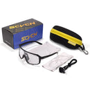 SCVCN Photochromic Cycling Glasses for Men Women UV400 Outdoor Sports Running Driving Sunglasses Road Bicycle Goggles