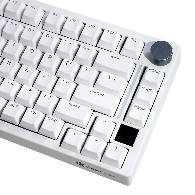 GAMAKAY TK75HE-V2 Magnetic Switch Mechanical Gaming Keyboard 81-Keys Wired RGB Backlit 0.01mm RT Accuracy TOP Structure PBT Keycaps Type-C Wired Keyboards for PC Laptop Computer