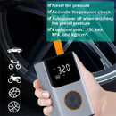 150PSI Fast Inflation Bike Air Pump 5 Inflation Modes 70W Power 2000mAh Power Bank Digital Display USB Rechargeable Auto Shutup Smart Portable Mini Flashlight Pump for Bicycle Car Basketball