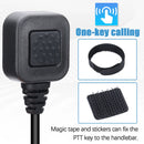 BAOFENG Rugged Radio Helmet Earpiece 2 PIN with Mic Microphone PTT for Baofeng BF-F8HP Pro 888S UV5R 5RM UV-21R UV-32 KenwoodWouxun Two Way Radio Walkie Talkie