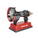 NIKOLATOY Miniature Trent 900 12cm Turbofan Engine Model Desktop Ornaments Science Discovery Toys