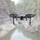 Spring Heightened Extended Landing Gear Skid Shock Absorber Leg Tripod with Propeller Props Blade Set for SJRC F22 / F22S 4K PRO RC Drone Quadcopter