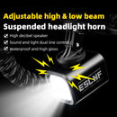 ESLNF Bicycle Light Electric Horn Remote Control 800 High Lumes Mountable 2400mAh Rechargeable Waterproof Road MTB Headlight