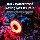 ROCKBROS BL-S1 Smart Brake Sensor Bicycle Taillight 400 mAH Type-C Charging IPX7 Waterproof Aluminum Bike Rear Light for Night Road Warning Riding