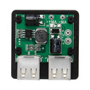 DIY Solar Wire Box 5-20V to 5V 3A Regulator Solar Double USB Junction Box For Solar Panel