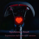 Leadbike DIY Synchronous Smart Taillight 244 Pixels Mobile App Pattern Edit Brake Sensing Dual Mount Type-C Rechargeable Bicycle Rear Light for Cycling Fun
