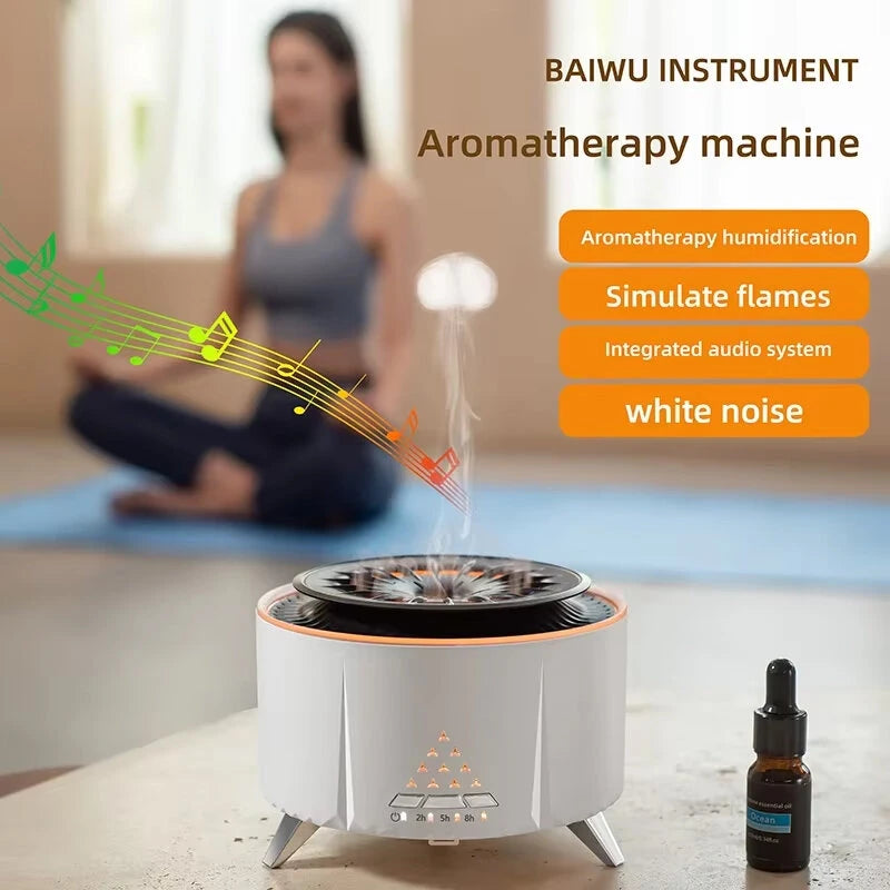 Smart Aroma Humidifier Aromatherapy Machine Bluetooth Music Automatic Sprayer Humidifier Diffuser Ultrasonic Essential Oil Home Aromatherapy Machine
