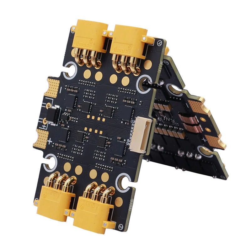 34.4mm*34.4mm HAKRC EF60 2-6S 50A Brushless ESC Supports PWM Oneshot125 Multishot Dshot600 for FPV Racing Drone