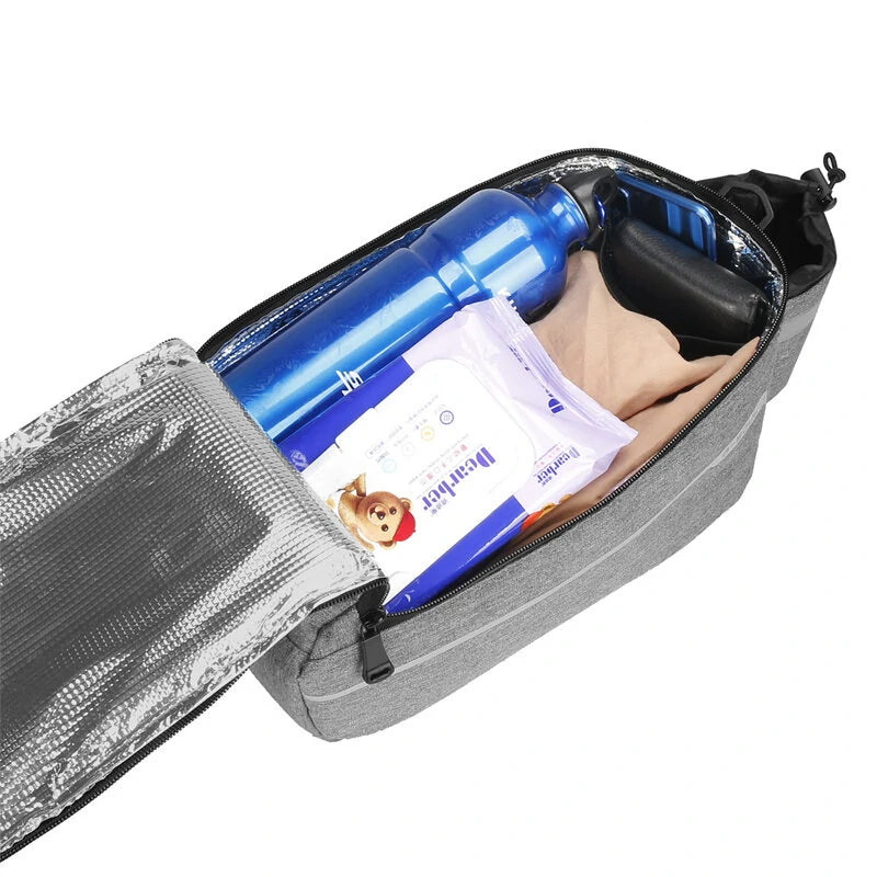 B-SOUL Bicycle Rear Seat Bag Waterproof Pannier Trunk Bags Back Rack Rear Seat Bag Multifunctional Cycling Luggage Shoulder Handbag
