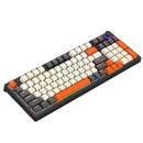 LEAVEN H96 96-Keys Tri-mode Mechanical Gaming Keyboard with Multimedia Knob Hot Swappable RGB Light Enhanced Structure 2.4G/BT5.1/Type-C Wired E-sports Gamer Keyboard