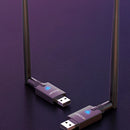 EDUP AX900 WiFi6 Wireless Network Card 2.4G/5.8G Dual Band USB 900Mbps High Speed bluetooth 5.3 WiFi Card with External Antenna OFDMA+MU-MIMO Tech for Desktop Windows