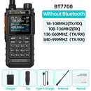 BinTolk BT7700 Walkie Talkie Multi Band Wireless Bluetooth Phone Programming Noise Reduction AM FM Type-C Charging Ham Radio for Outdoor Camping