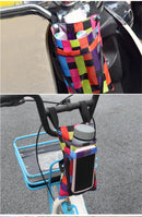XANES 1PCS Waterproof Cycling Front Storage Bicycle Bag Mobile Phone Holder Bike Basket for MTB Bike Road Bike