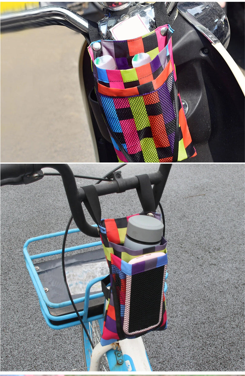 XANES 1PCS Waterproof Cycling Front Storage Bicycle Bag Mobile Phone Holder Bike Basket for MTB Bike Road Bike
