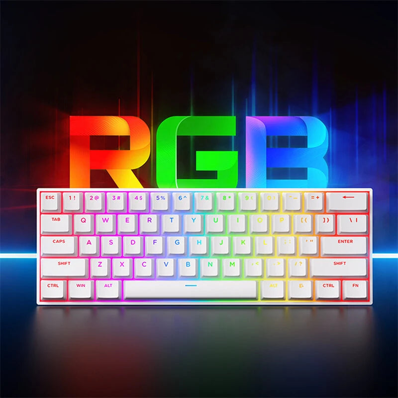MCHOSE Ace 60Pro Magnetic Switch Mechanical Keyboard RGB Hot Swap 8K Polling Rate 61 Keys 60% Layout  USB Wired Gaming Keyboards