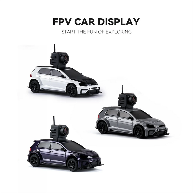 Diatone SNT MIX GO CA51 1/43 2.4G AWD FPV/RTR Micro Drift RC Car Competition LED Lights Optional Goggles Racing Mini Vehicles Models On-Road Toys