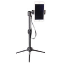 MT-10 Mini Aluminum Tripod Projector Stand 2 Section Tabletop Tripode with Gimbal Ball Head for SLR DSLR Camera Phone Photography Travel Tripe Holder