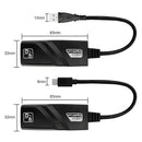 USB3.0 Gigabit Ethernet Adapter Type-C to RJ45 Network Card Mini PC Desktops Laptop Accessories Plug and Play