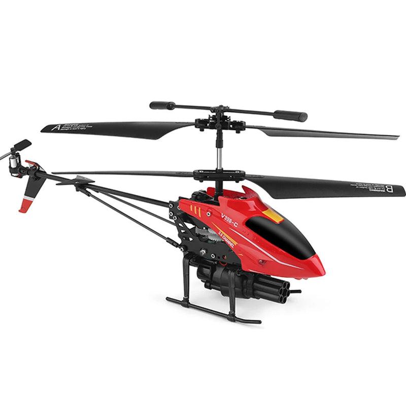 WLtoys V398-C 2.4G 4CH 6-Axis Gyro Altitude Hold with Missile Launch RC Helicopter RTF