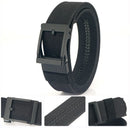 TUSHI 120cm Metal Buckle Tactical Belt Nylon Wistand Inserting Buckle Casual Military Fan Belt for Outdoor Shooting Hiking Sports