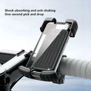 XANES YYS-443 Phone Holder 4.7"-6.8" Adjustable Phone Clip Stand Shockproof Portable Bike Holder Phone Bracket for Bicycle Motorcycle