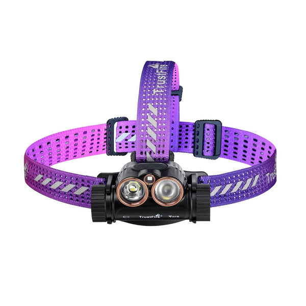 Trustfire H7R 2000 Lumen Red White 4000K CRI95 Head LED Headlamp Work Light USB Rechargeable with Spotlight Floodlight LED Headlight