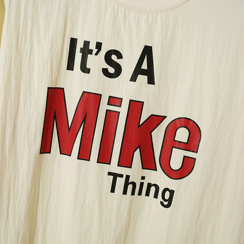 INCERUN Mens Slogan Graphic Long Sleeve T-Shirt Fashion Print Tshirt Comftable Crew Neck Top for Male Loose Fit Spring Fall