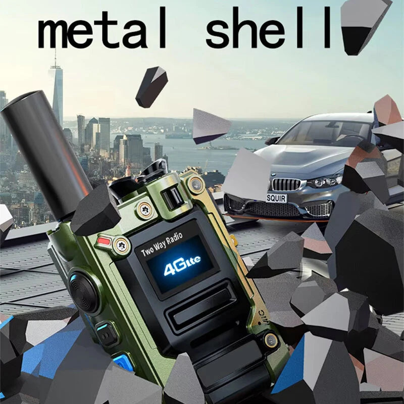 Lyunton K300 Global Walkie Talkie 4G LTE 6800mAh Battery Type-C Charge Europe Version SIM Card