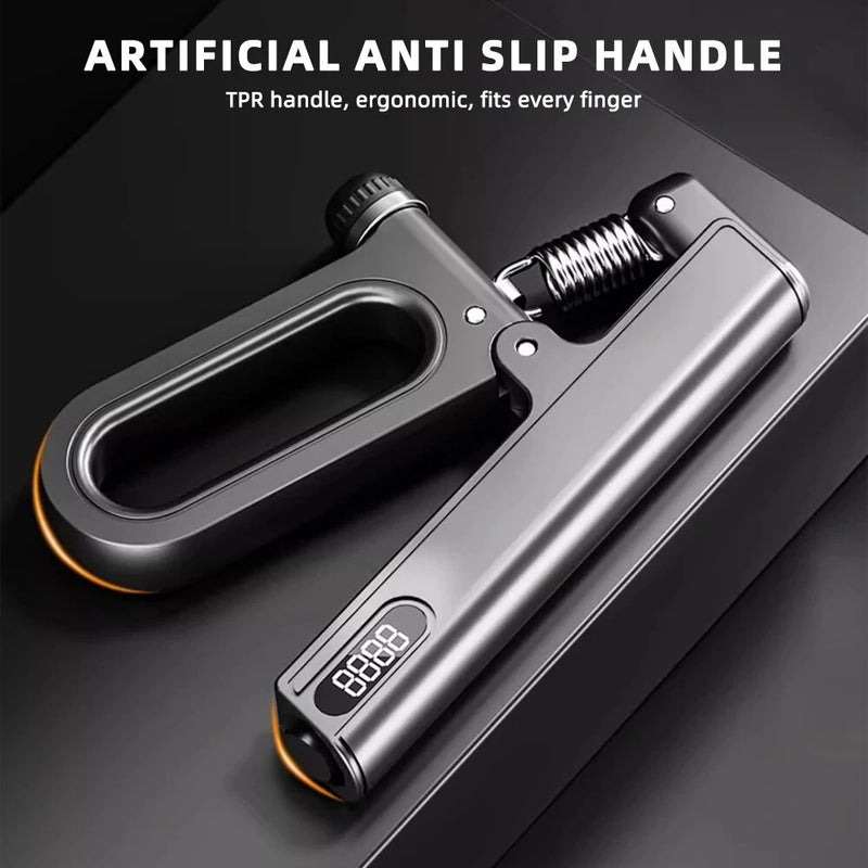 10-120kg Electronic Counting Hand Grips Strengthener Arm Spring Finger Massager Expander Hand Exercise Gym Fitness Training Wrist Gripper