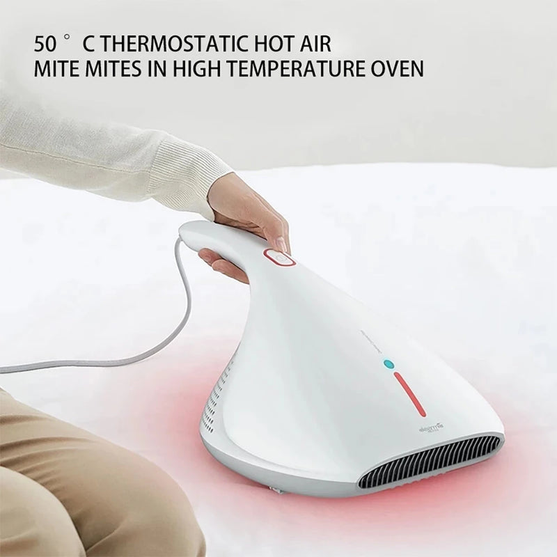 Deerma CM800 Dust Mite Vacuum Cleaner 13000pa Strong Suction 450W Handheld Mite Remover Ultraviolet Mite Remover for Sofa Bed