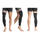 AOLIKES Long Leg Compression Sport Protective Sleeves Full Leg Sleeve Elestic Brace Knee Support Protect Basketball Football Knee Pain Relief