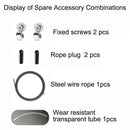 KALOAD Steel Wire Jump Rope Skipping Rope Fitness Sports Professional Training Home Exercise Equipment for Fat Reduction