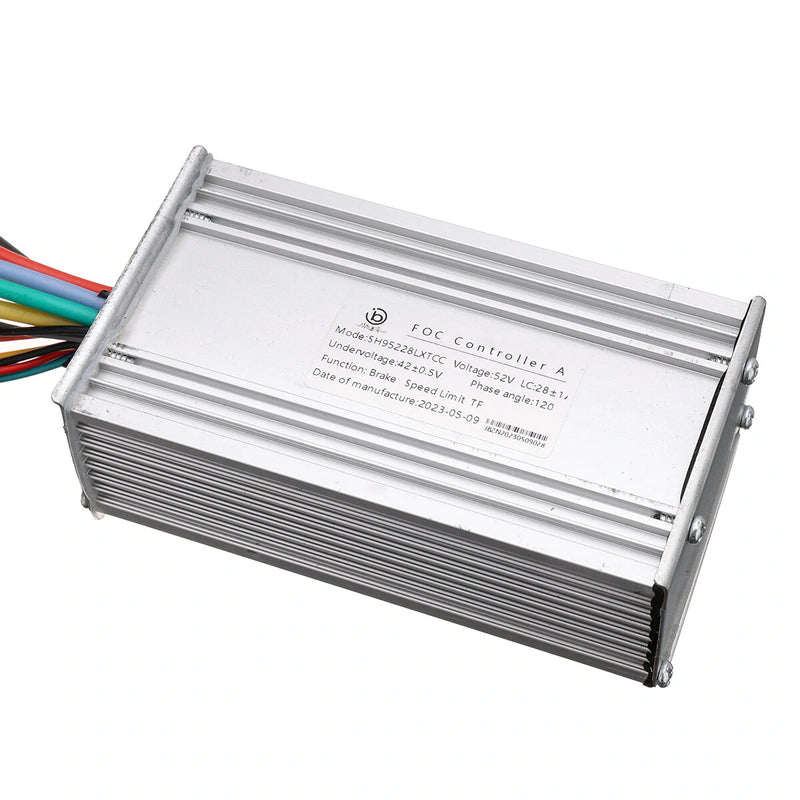 ANGWATT Scooter JingBo 52V 28A FOC Sine Wave Electric Scooter Controller For ANGWATT C1 F1 ZERO Halo Knight 52V E-Scooter MS668/TF100 5 Pin Display