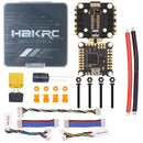 30.5x30.5mm HAKRC 45A F4V2 Stack F4 Flight Controller 2-6S with 5V 10V BEC & 45A BLHeli_S 4in1 Brushless ESC for RC Drone FPV Racing